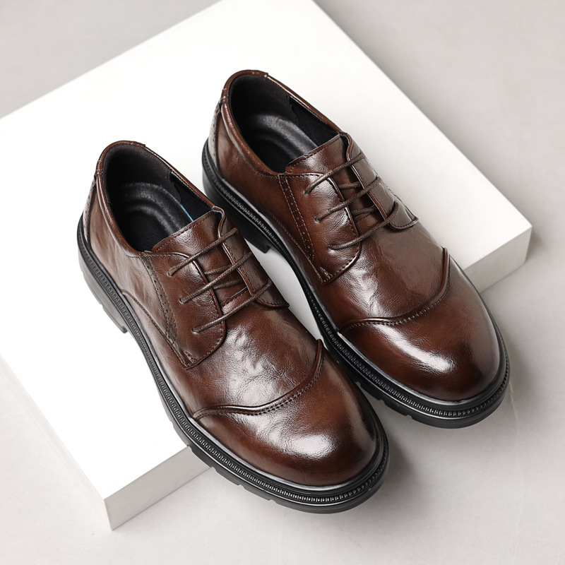 Men'S Formal Wear For Office - Мужская кожаная обувь для повседневного бизнеса,