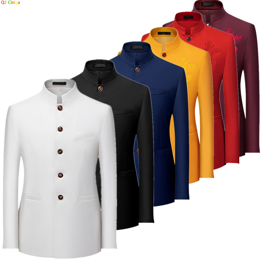 Asian Men Formal Wear - Мужской пиджак в китайском стиле с