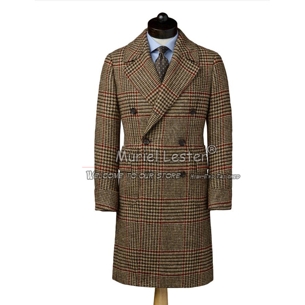 Wool Suit Jacket - Мужской костюм в английском стиле, твидовый