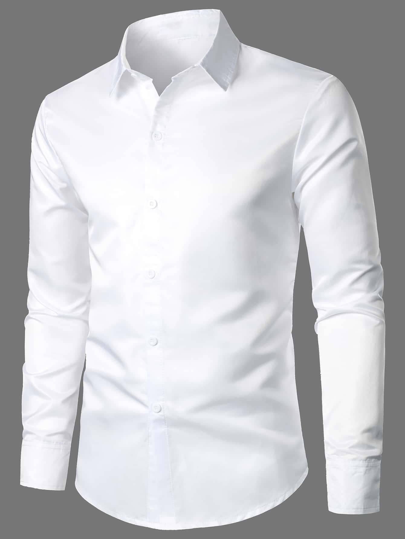 Mens Formal - Мужская рубашка Calvornis с пуговицами спереди,