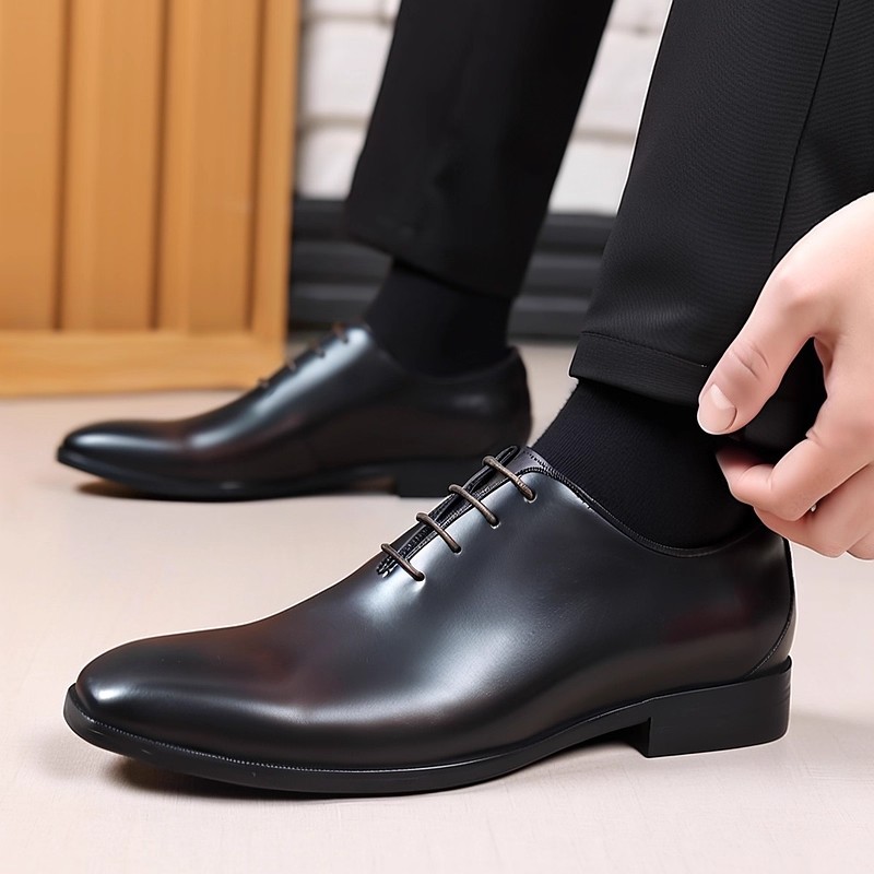 Men'S Formal Wear For Office - Дизайнерские мужские туфли-оксфорды из натуральной кожи,