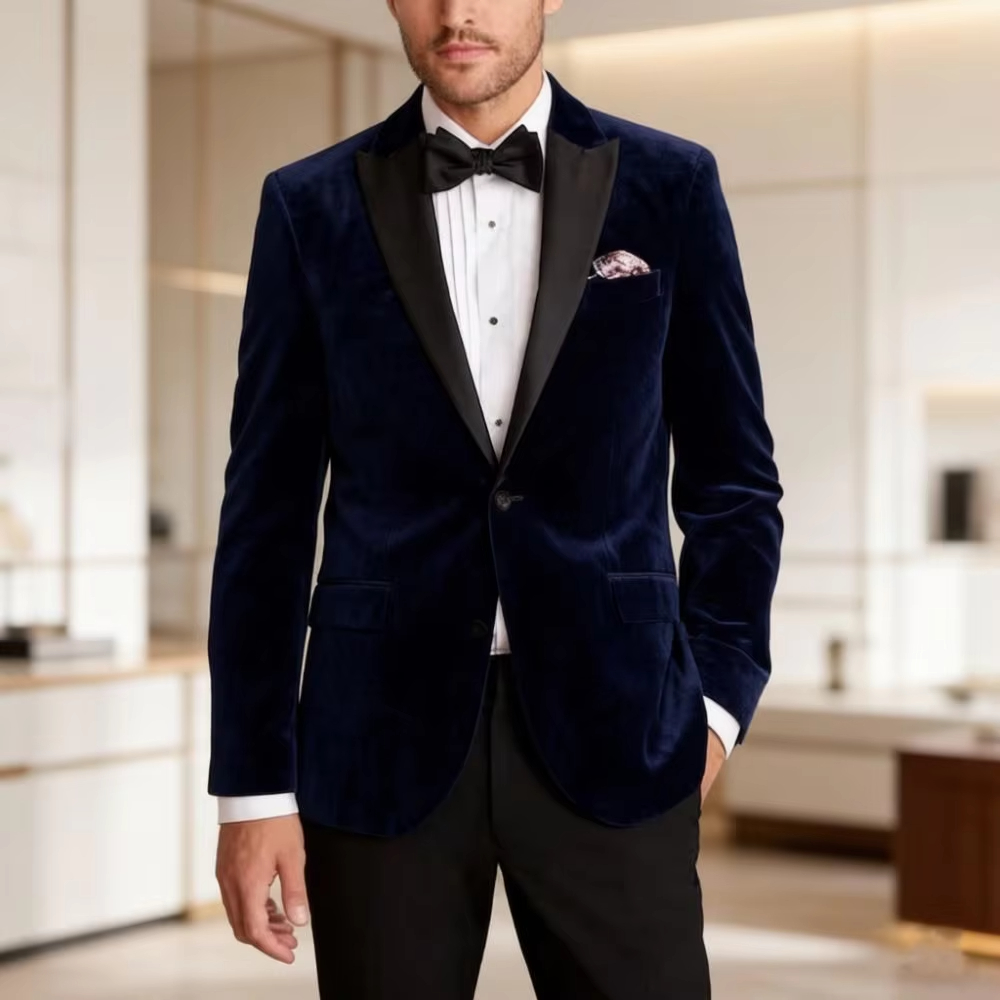 Мужской бархатный костюм-тройк – обзор и цена Formal Men Party Wear Jacket