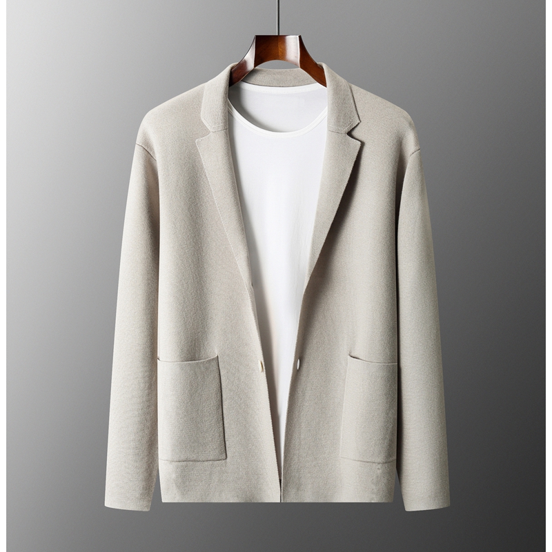 Мужской трикотажный кардиган и – обзор и цена Wool Suit Jacket
