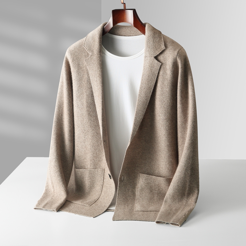 Мужской трикотажный кардиган и – обзор и цена Wool Suit Jacket