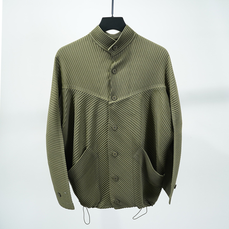 Miyake плиссированный осенний  – обзор и цена Wool Suit Jacket