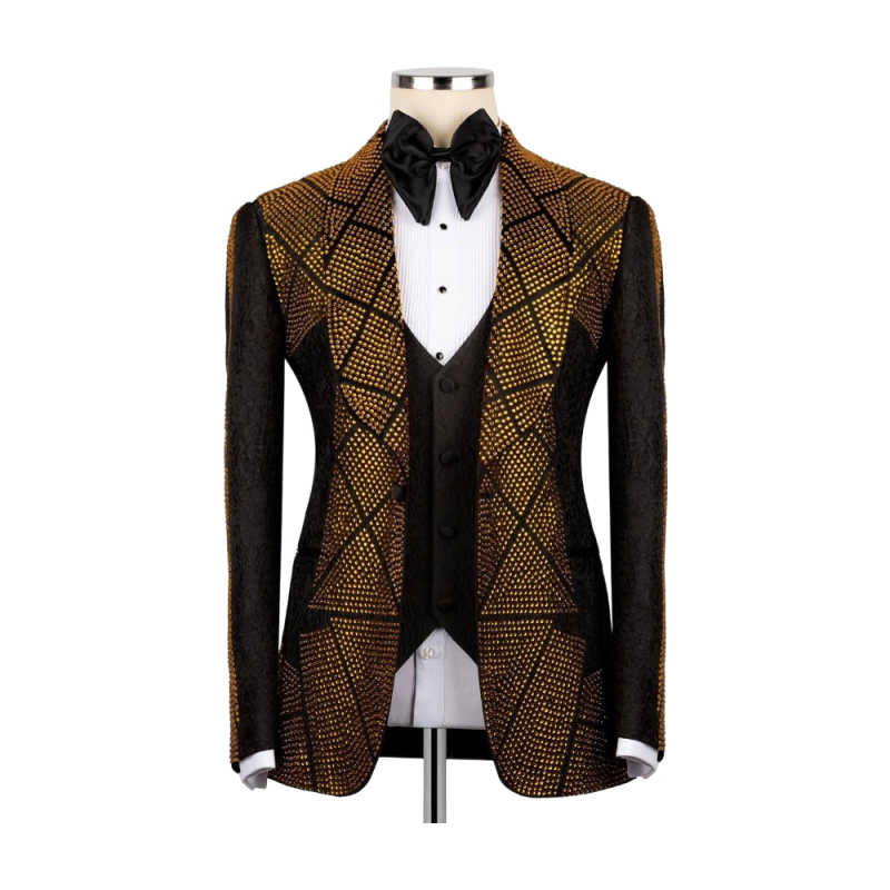Мужской костюм с золотыми буси – обзор и цена Men'S Formal Wear Attire