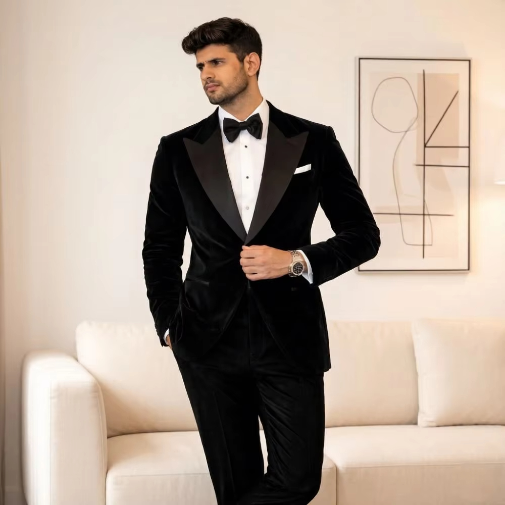 Мужские бархатные костюмы Slim – обзор и цена Formal Men Party Wear Jacket