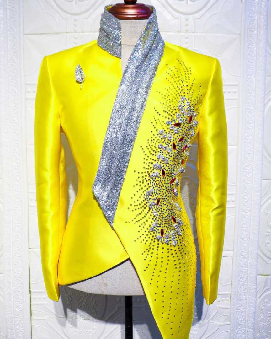 Модные желтые свадебные смокин – обзор и цена Unique Men'S Formal Wear