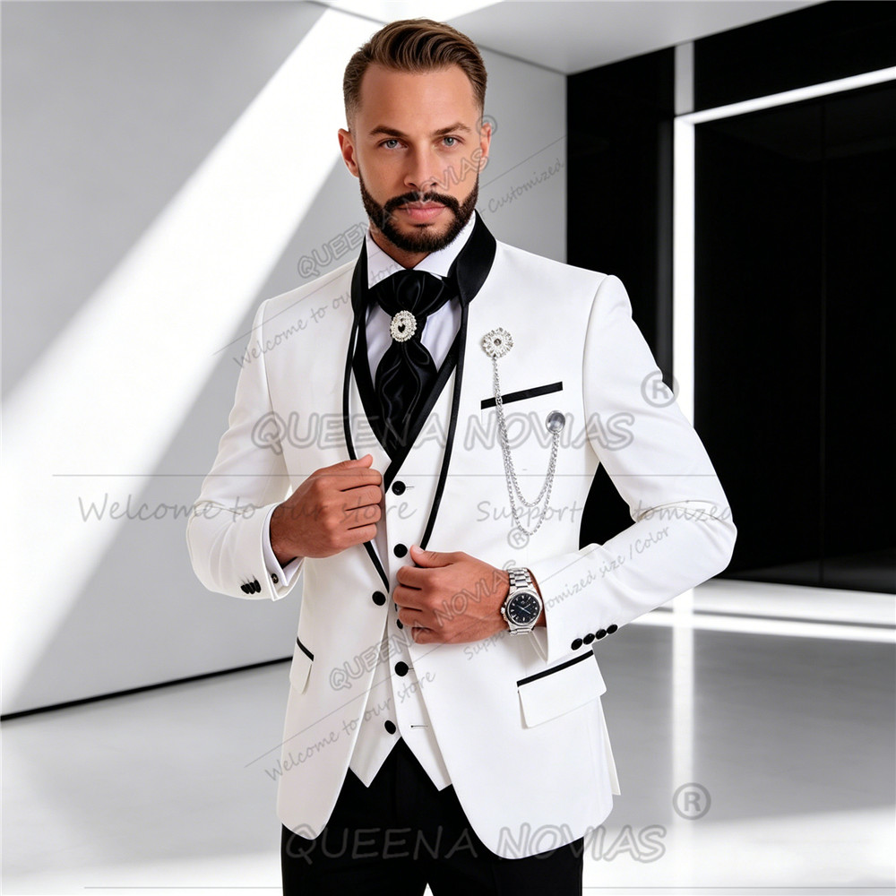 Элегантный белый мужской костю – обзор и цена Men'S Formal Wear Attire