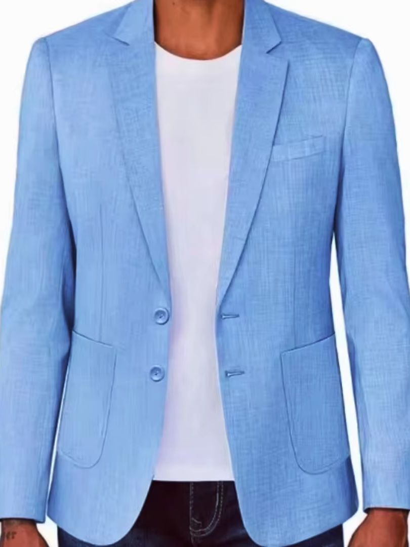 Мужской приталенный льняной пи – обзор и цена Formal Men Party Wear Jacket