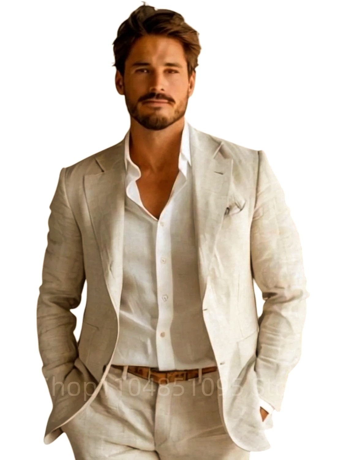 Синий приталенный мужской льня – обзор и цена Formal Men Party Wear Jacket