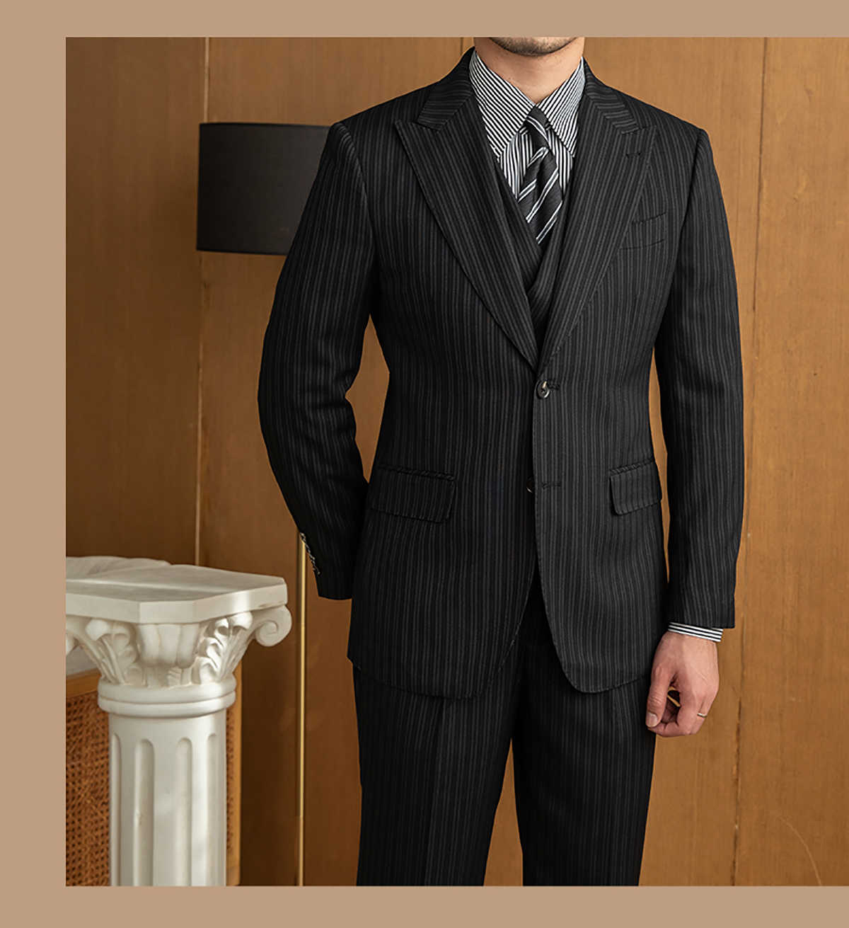 Коммерческие мужские костюмы,  – обзор и цена Wool Suit Jacket